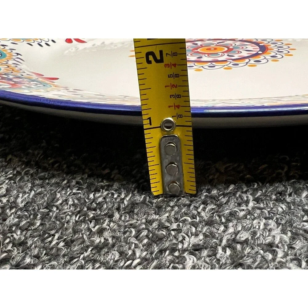 Dash of That - Ellie - Boho Style 14” Round Serving Platter